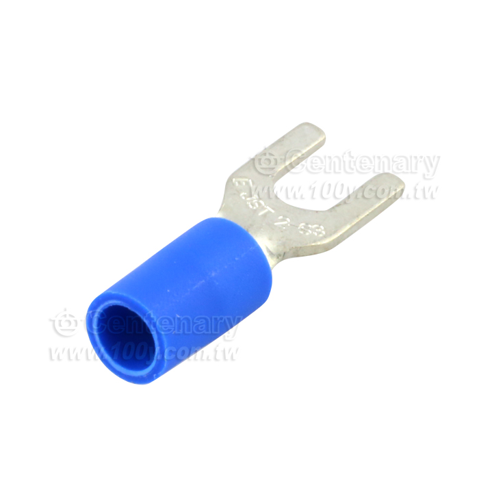 Y type terminal with blue jacket - 113096 Product Image