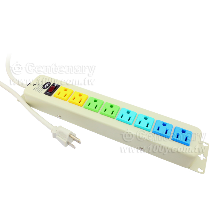 AC Power Strips 15Ft. 220V/15A - 106782 Product Image