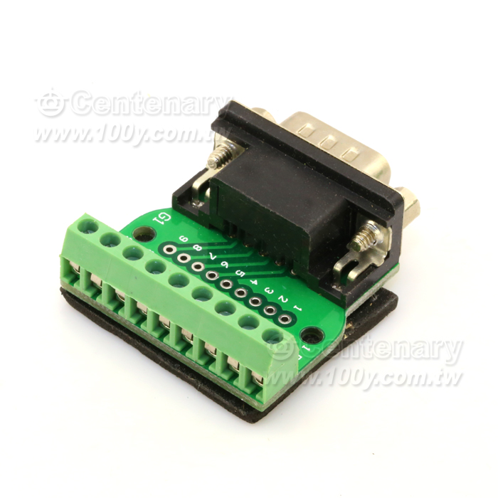 DB9 Male Free Welding Head Module - 113432 Product Image