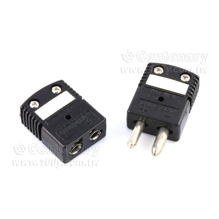 J Type 熱電偶插頭 公+母 (黑) - 113438 產品圖片