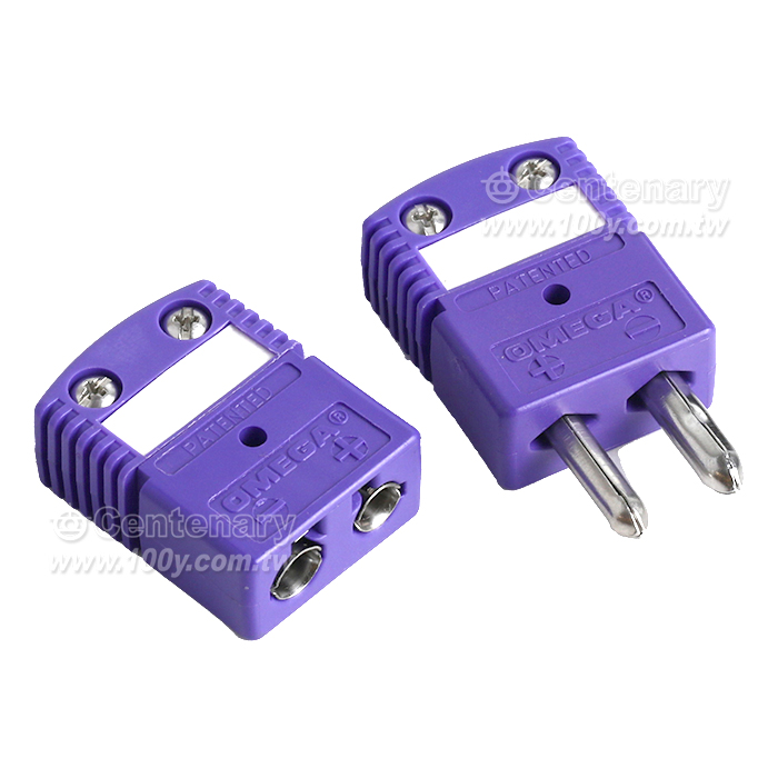 E Type 熱電偶插頭 公+母 (紫) - 112080 產品圖片