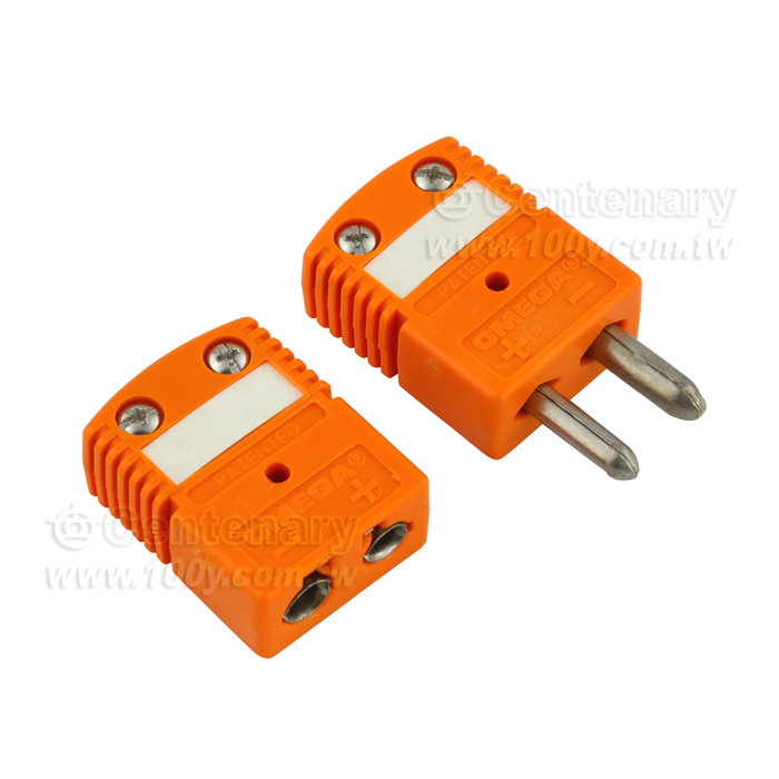 N Type 熱電偶插頭接頭 公+母 (橘) - 112082 產品圖片