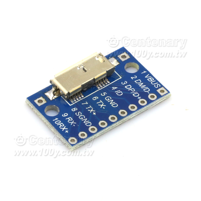MicroUSB3.0 Female Socket+Adapter Plate - 113469 Product Image