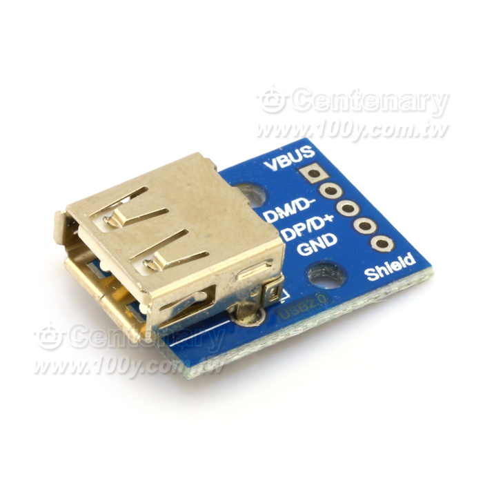 USB2.0-A母座+轉接板 - 113470 產品圖片