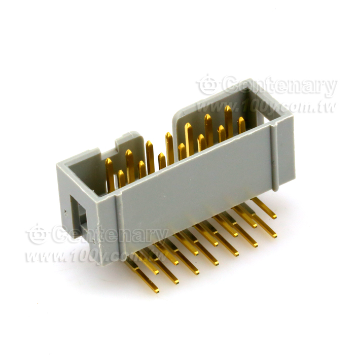 2.54mm 90° Center Low Prolfile Header For IDC Socket - 153584 Product Image