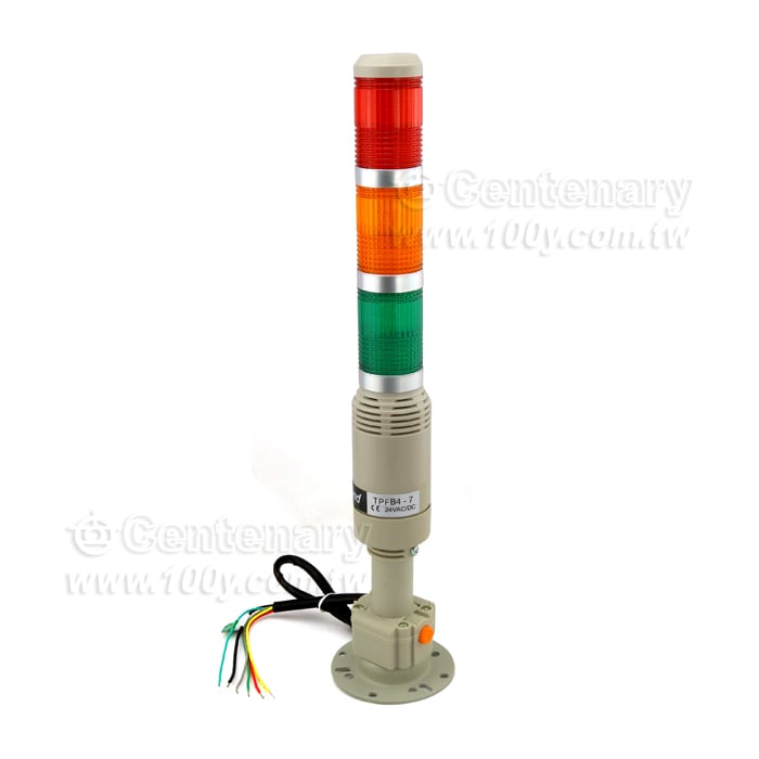φ50 可拆式三層蜂鳴警示燈 LED24V - 132522 產品圖片