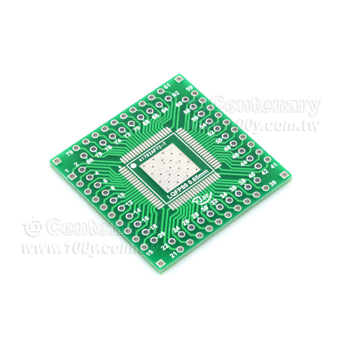 轉接板LQFP80轉DIP80 - 113538 產品圖片