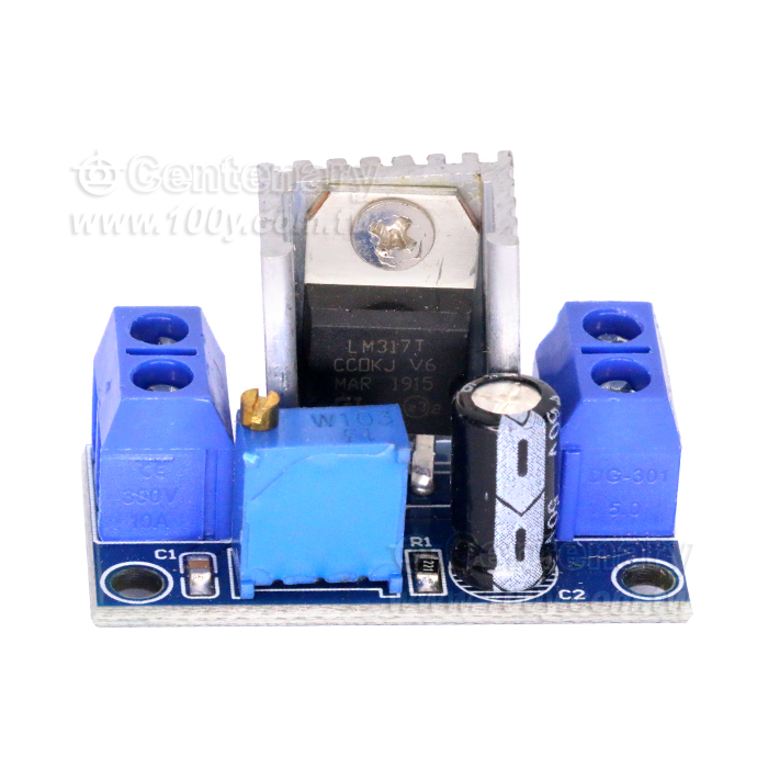 DC-DC 降壓模塊 In:4.2V~40V Out:1.2V~37V/1.5A - 113558 產品圖片