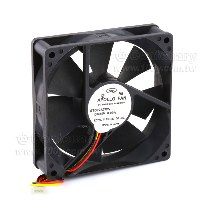 DC24V 帶線風扇 帶Housing 90*90*25mm - 113596 產品圖片