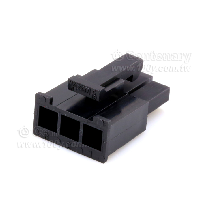 4.2mm Pitch Mini-Fit Jr. Plug Housing, Dual Row, with Panel Mount Ears, UL 94V-2, Panel Mount, 14 Circuit - 113586 Product Image