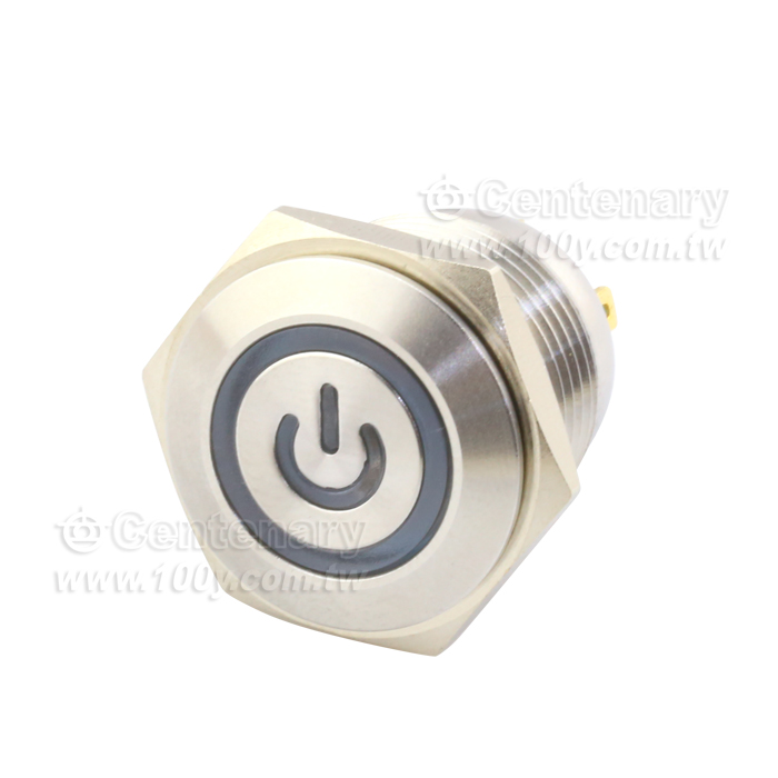 Φ16mm不銹鋼自復型焊線式 LED24V 藍色 - 113802 產品圖片