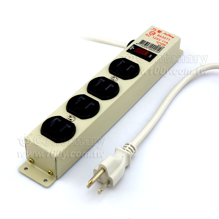 一燈四座電腦延長線 1.8M - 113814 產品圖片