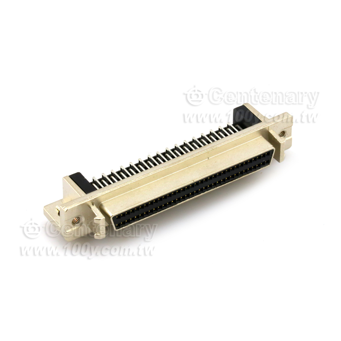 SCSI 50P MDR 母座 孔式 DB型 90度 彎腳 - 20055 產品圖片