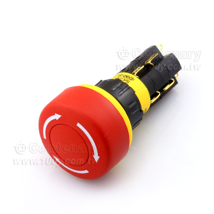 16mm 緊急開關 2P - 113977 產品圖片