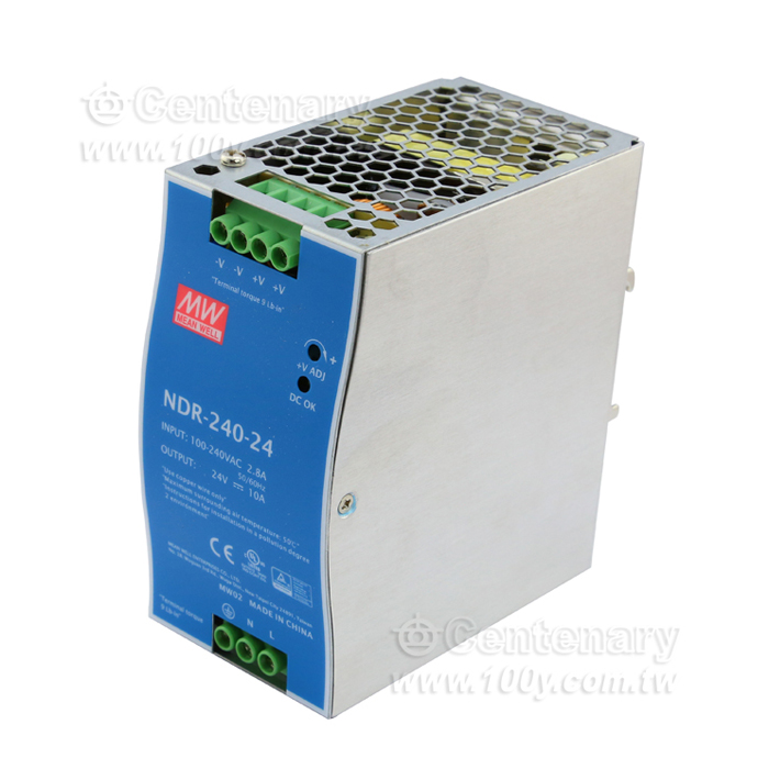 240W Single Output Industrial DIN Rail - 106638 Product Image