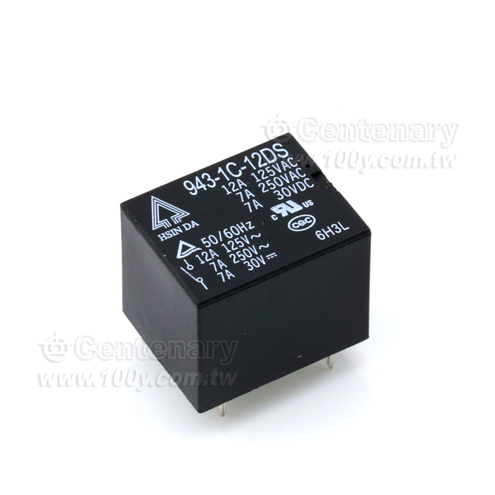 繼電器 SPDT 12VDC - 114284 產品圖片