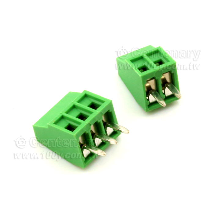 螺釘式PCB接線端子 2P P:2.54mm - 114287 產品圖片