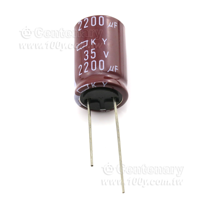2200uF/35V Low Impedance/ESR Electrolytic Capacitor - 114485 Product Image