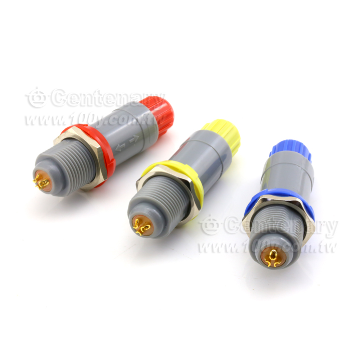 Circular Push-Pull Self Locking Plastic Connector - 114341 Product Image