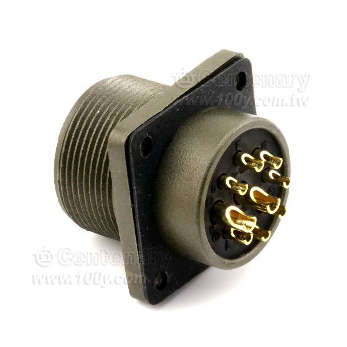 9P Box Mount Receptacle - 114638 Product Image