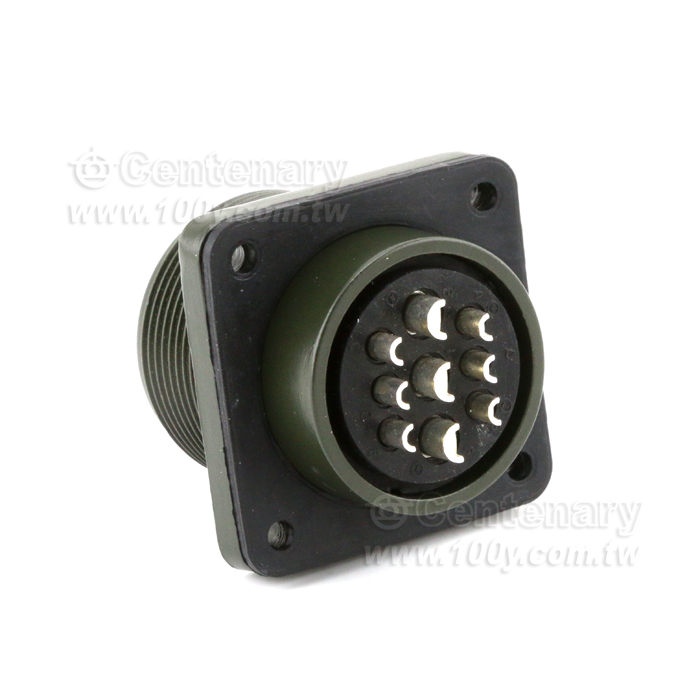 9P Box Mount Receptacle - 114669 Product Image