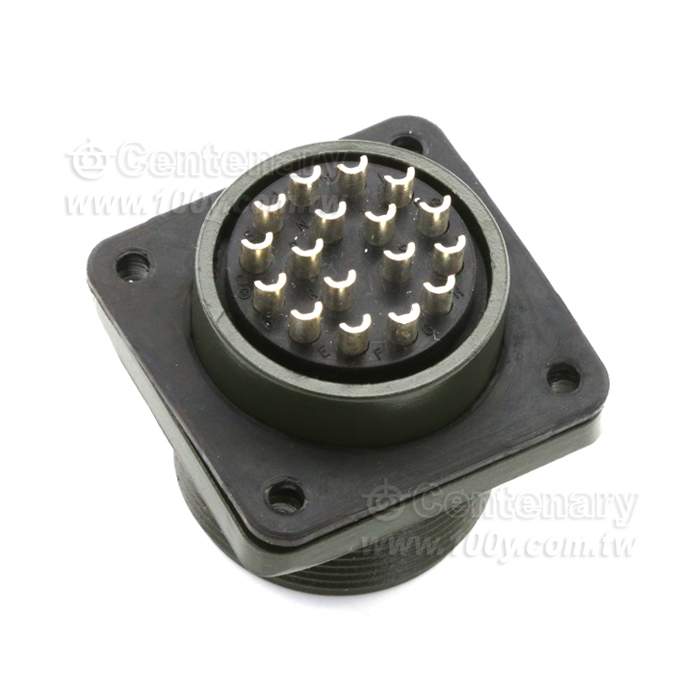 17P Box Mount Receptacle - 114703 Product Image