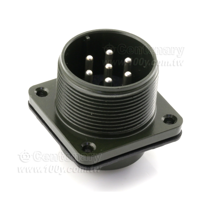 7P Box Mount Receptacle - 114666 Product Image