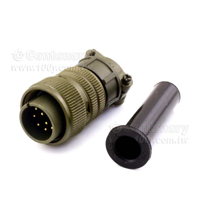 Straight Plug+Cable Strain Relief Clamp - 114761 Product Image