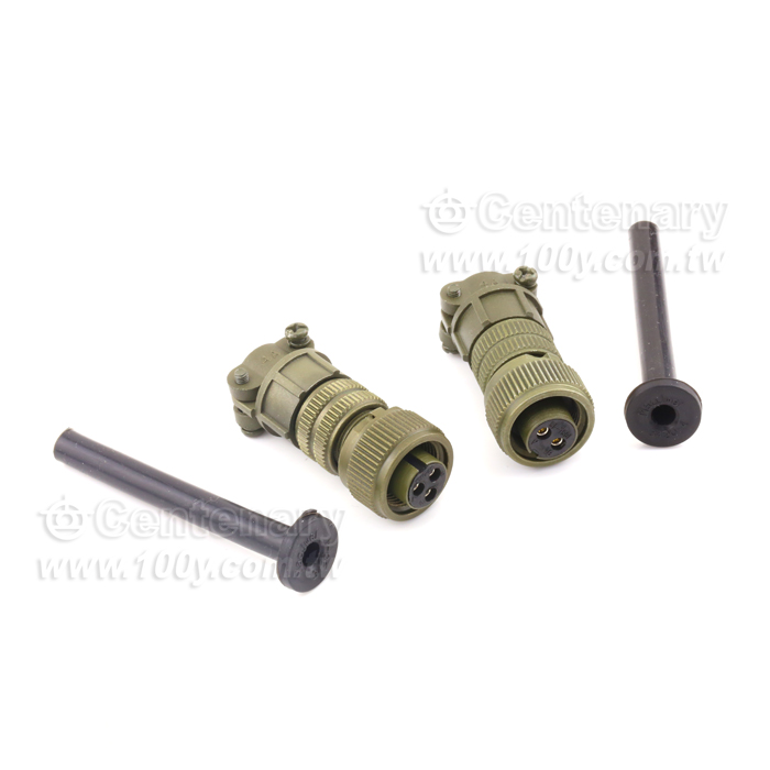 Straight Plug+Cable Strain Relief Clamp - 114730 Product Image