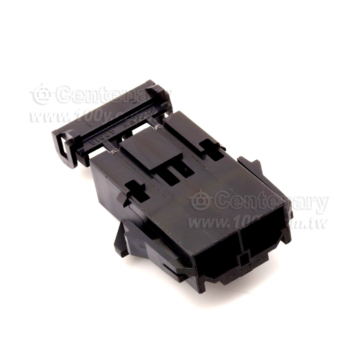 10mm Pitch Mini-Fit Sr. Receptacle Housing, Single Row, 2Circuits - 107352 Product Image