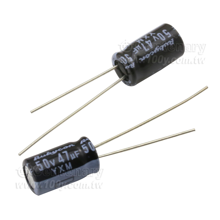 Rubycon_47uF/50V Miniature Aluminum Electrolytic Capacitor - 115123 Product Image
