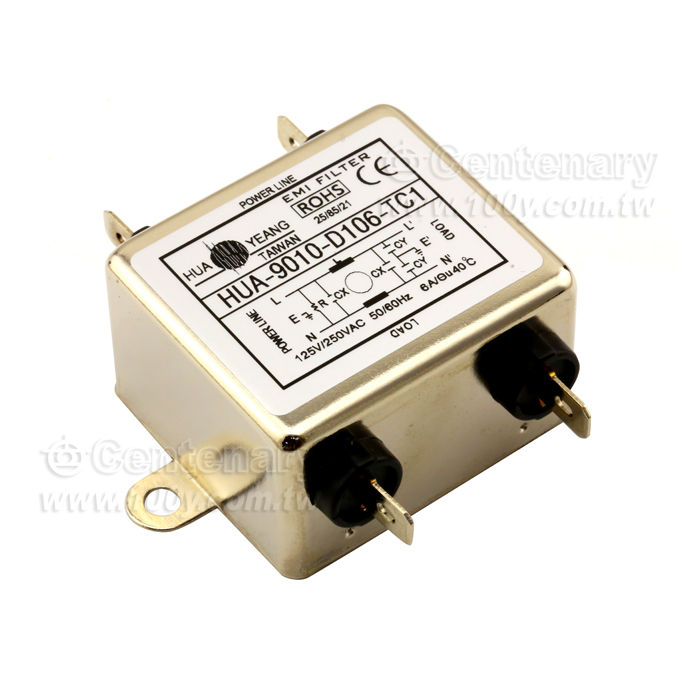 日規單相電源濾波器 6A/250VAC - 114948 產品圖片