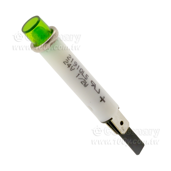 LED面板安裝指示燈 綠色 24V - 115246 產品圖片