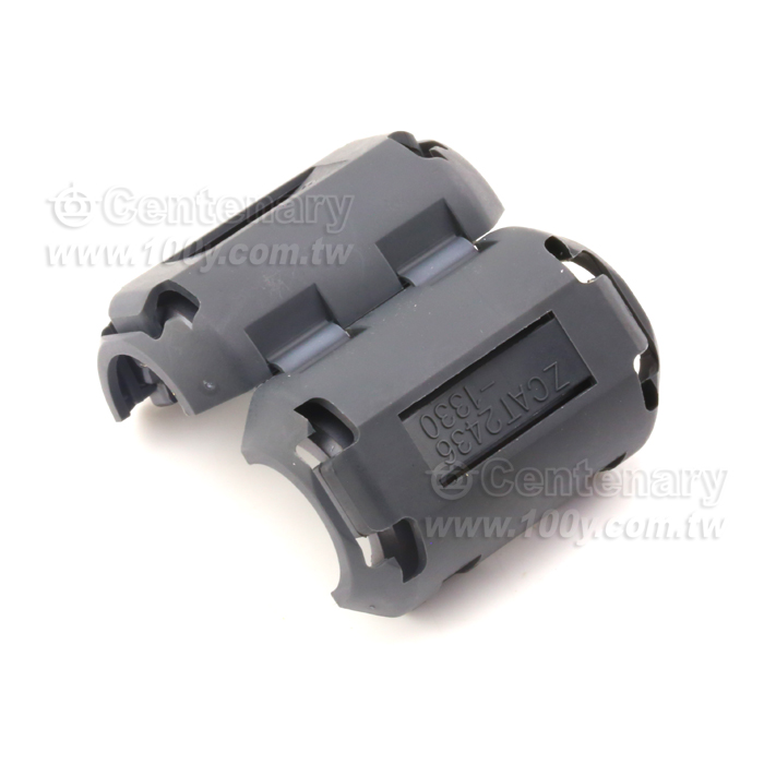 φ9mm 可夾式鐵粉芯扣環 80Ω (黑色) - 107443 產品圖片