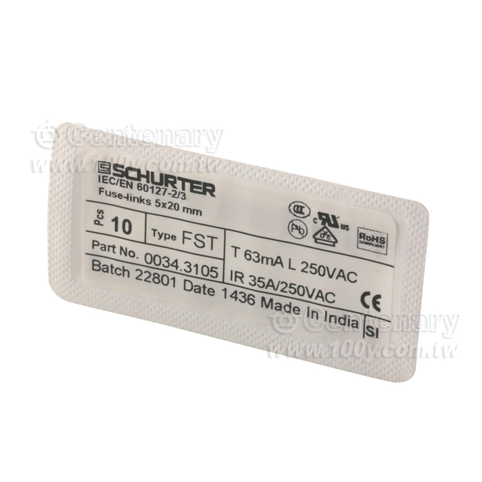 Non Resettable Fuse - 115355 Product Image