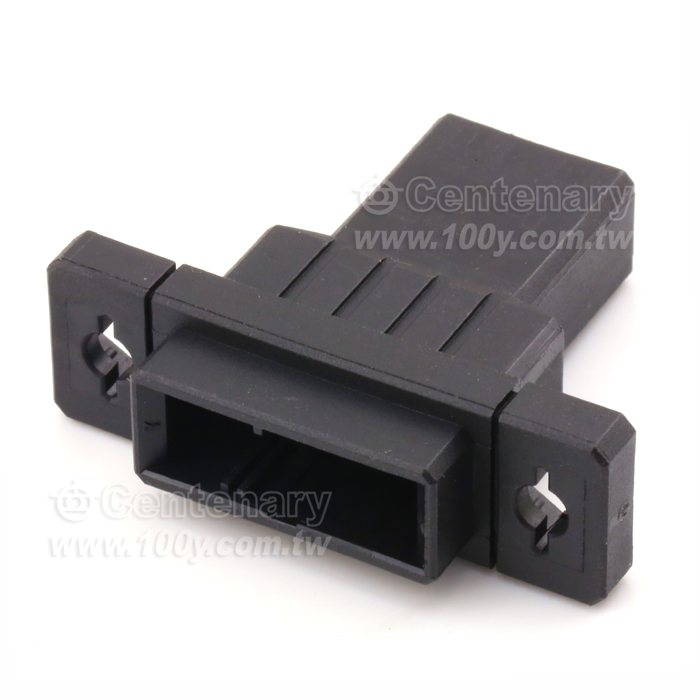TE 3 Position Rectangular Housing Connector Plug Black 0.150" (3.81mm) - 114462 Product Image