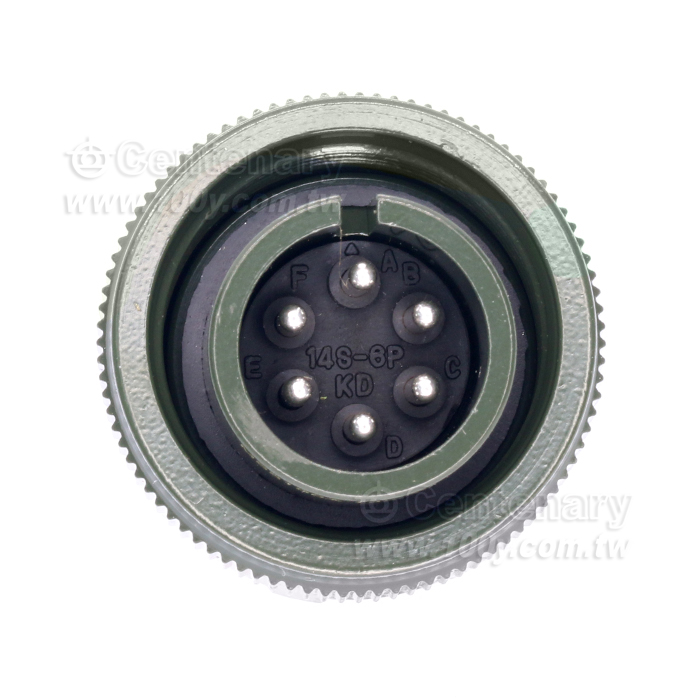 6P公端直管接頭 20A 200Vac - 33886 產品圖片