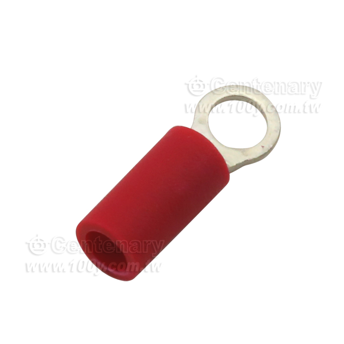 Solderless Terminal Ring Tongue (R Type) Vinyl-Insulated (Flared) - 112368 Product Image