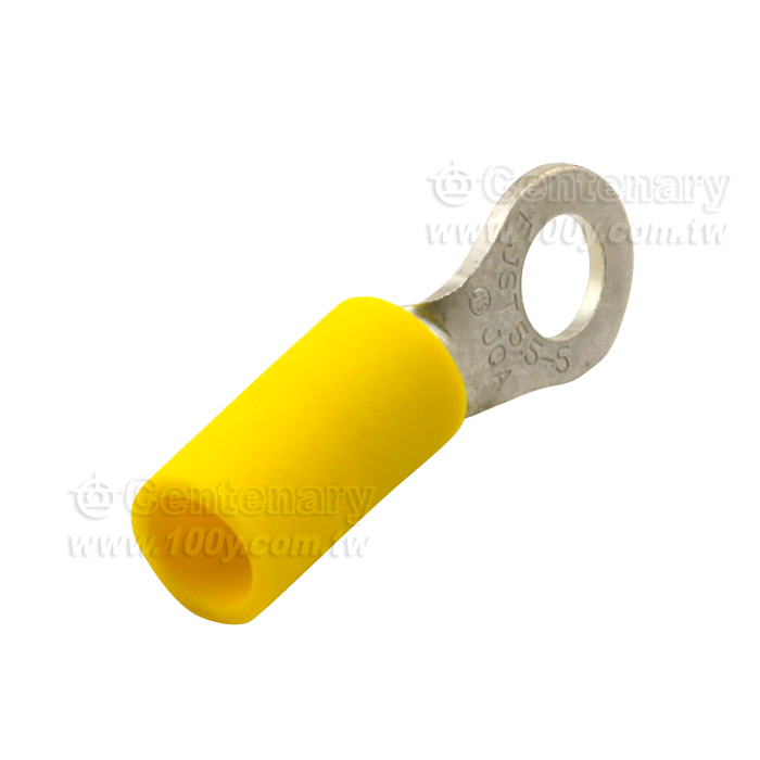Solderless Terminal Ring Tongue (R Type) Vinyl-Insulated (Flared) - 112372 Product Image