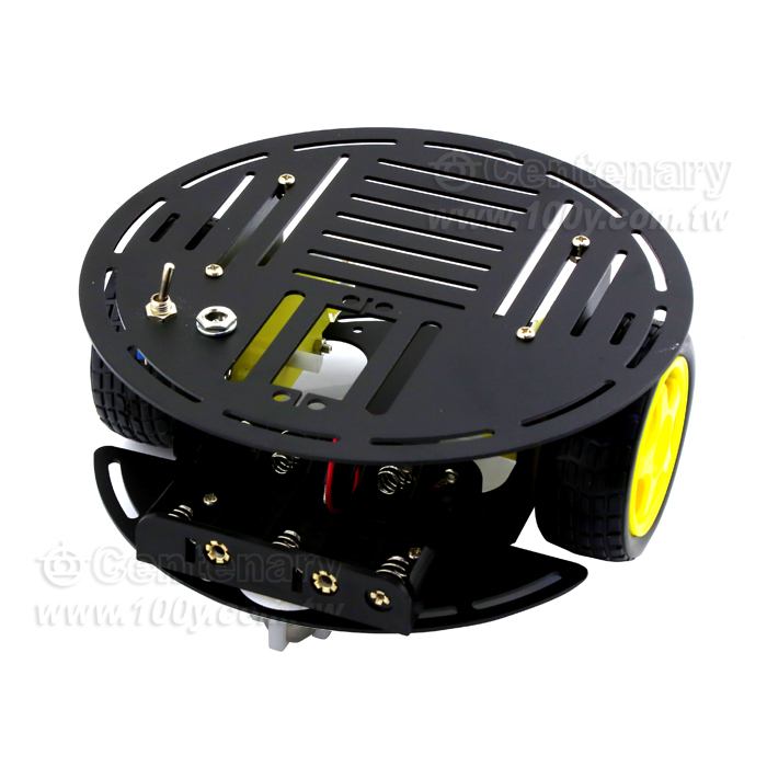 2WD Aluminum Mobile Robot Platform - 115699 Product Image