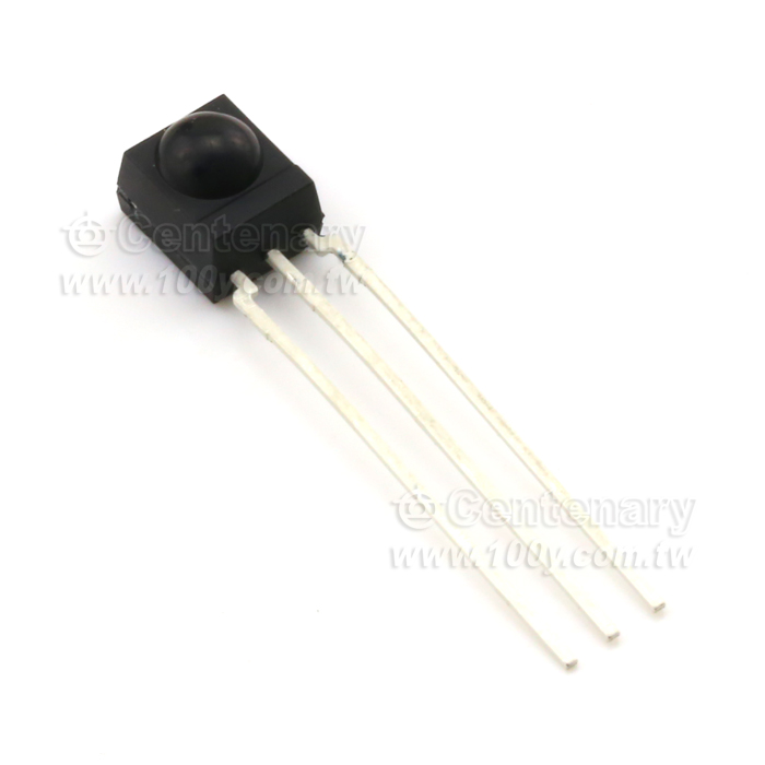 紅外接收器 2.5-5.5V 38kHz 45Deg - 115970 產品圖片
