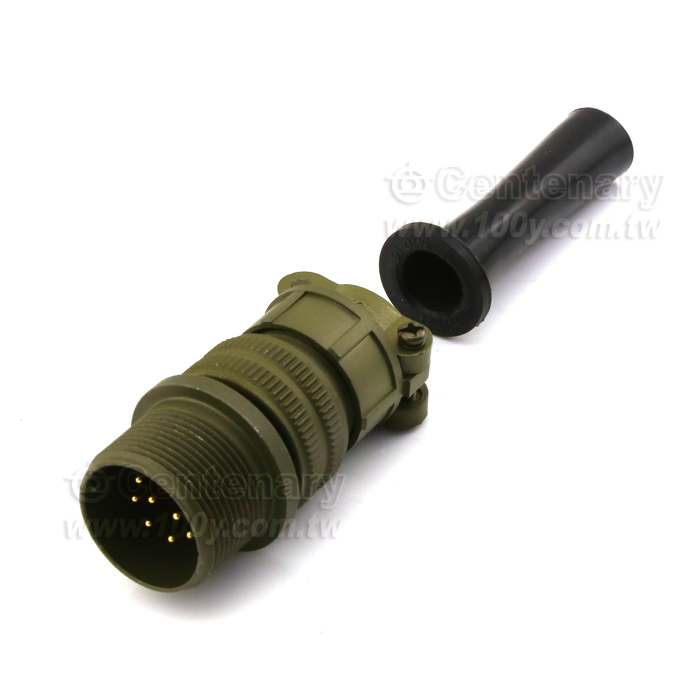 Straight Plug+Cable Strain Relief Clamp - 116253 Product Image
