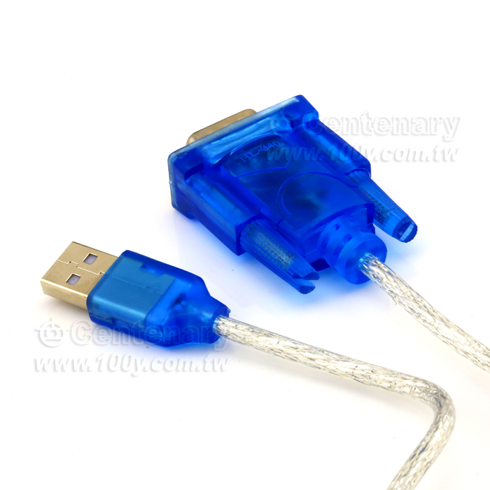 USB轉RS232數據線  約0.8M 公頭螺絲柱款 - 43123 產品圖片