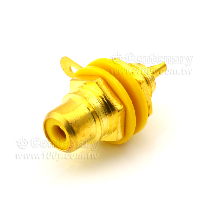 RCA Plug Connectors - Gold Flash - 3755 Product Image
