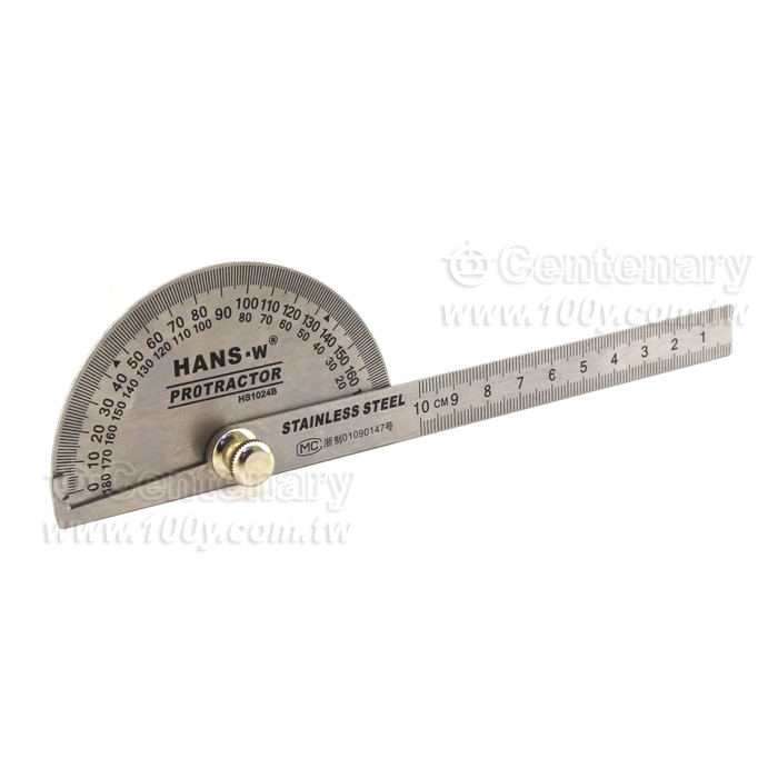 不鏽鋼角度尺 100mm - 116399 產品圖片