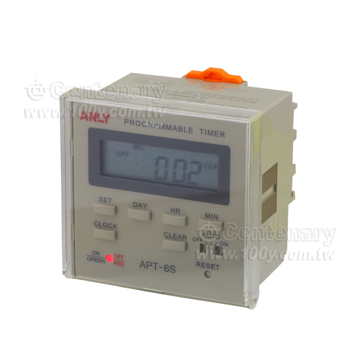 可程式定時器 100-240VAC/DC 英文面版 - 116432 產品圖片