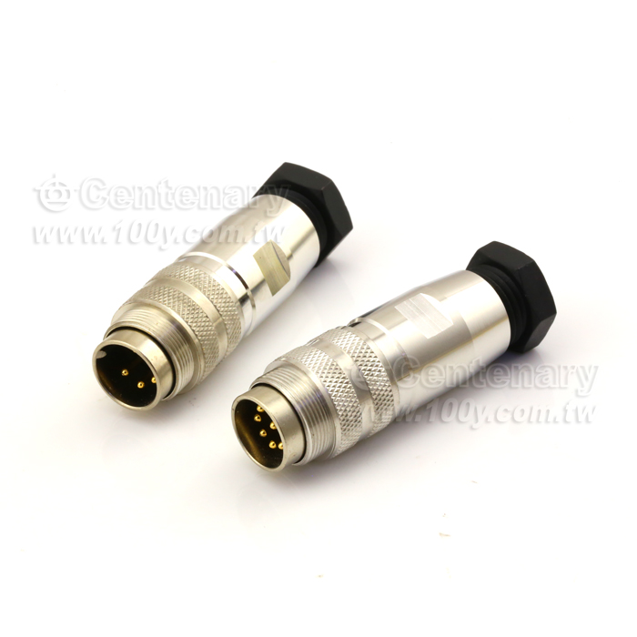 Straight 5P Male Head M16 Sensor Waterproof Connector - 116928 Product Image