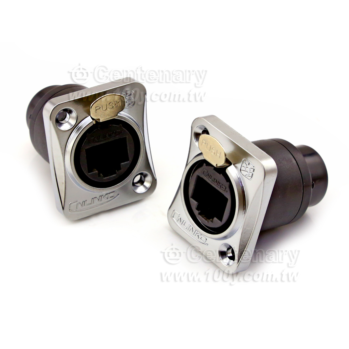 Cnlinko  RJ45 Snap-Fastener Socket (Dual Ethemet Port IP44) - 116956 Product Image
