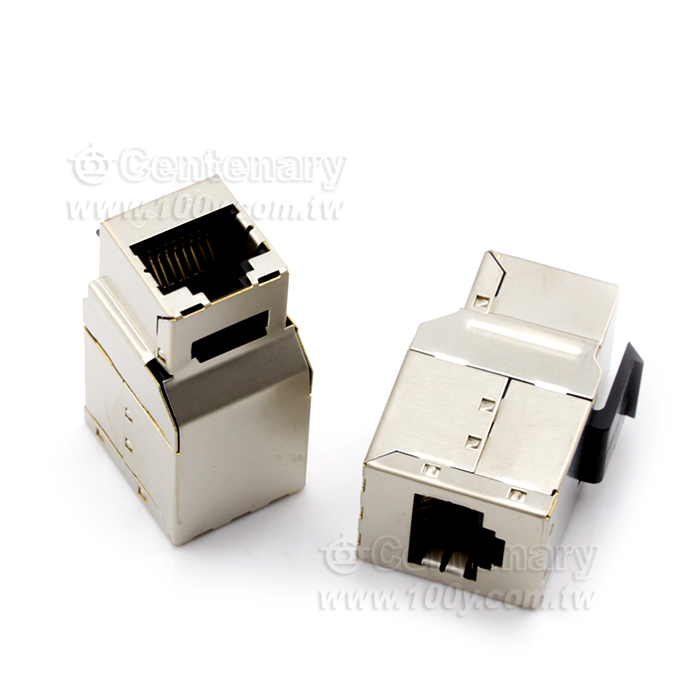 CAT6A 六類屏蔽萬兆模塊轉換接頭 - 117050 產品圖片
