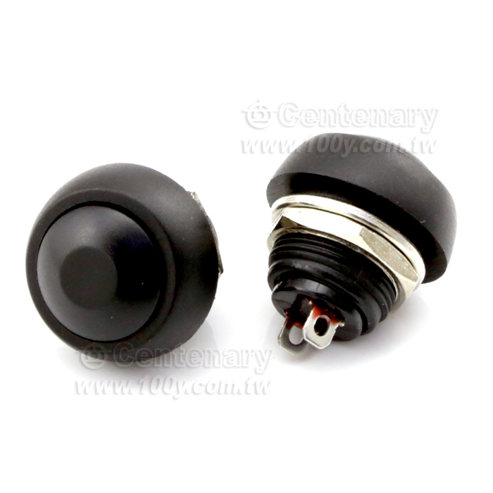 12mm 圓形黑色 1常開 - 117132 產品圖片